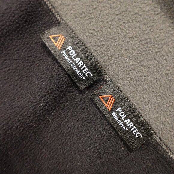 Eddie Bauer First Ascent Polartec WindPro Fleece Jacket Men’s Size L Black/Gray - Picture 9 of 12